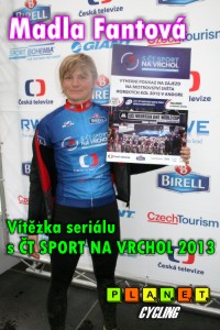 Madla Fantová vítězka S ČT SPORT NA VRCHOL 2013